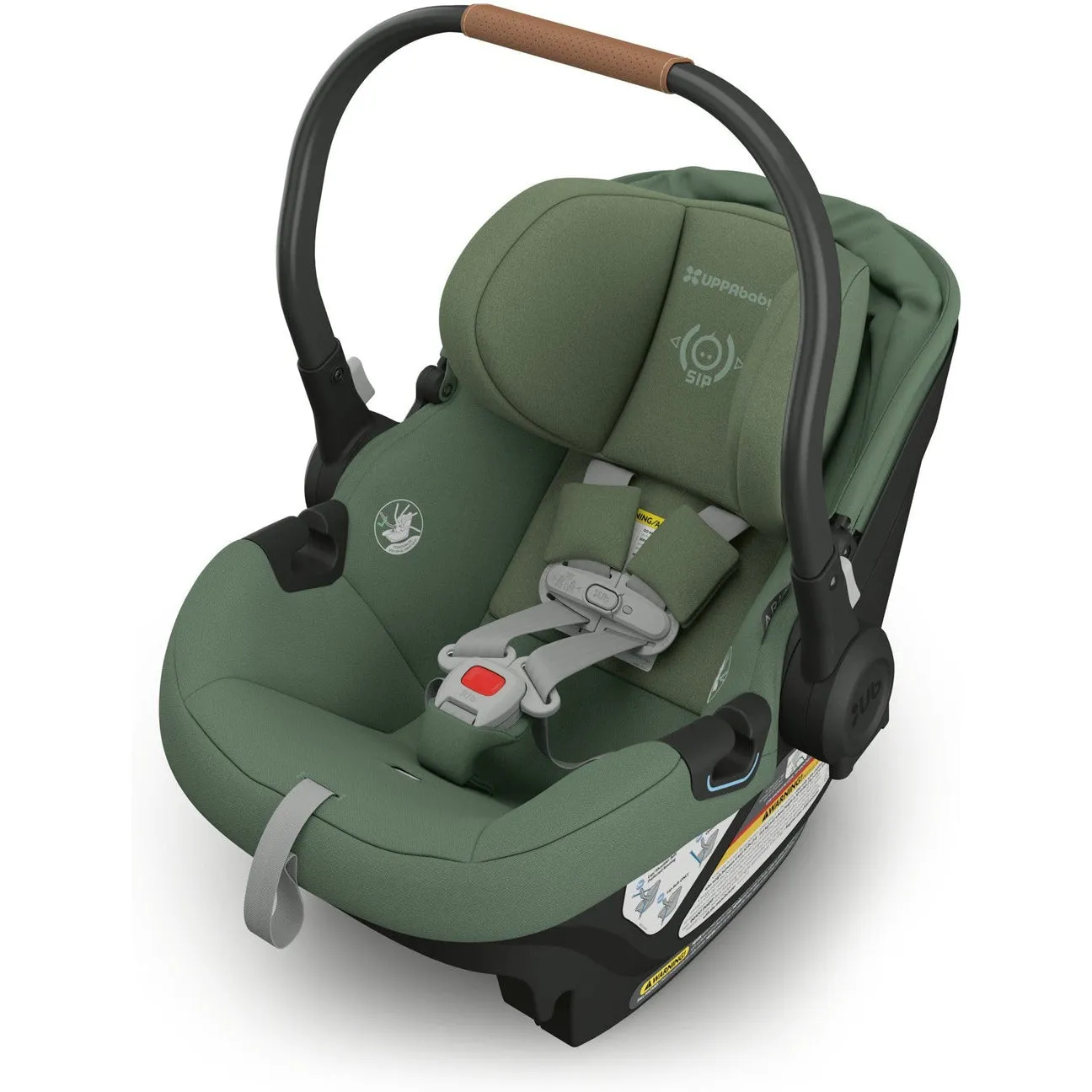 UPPAbaby Aria Lightweight Infant Car Seat - Gwen (Green - Saddle Leather)