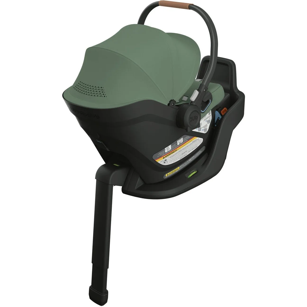 UPPAbaby Aria Lightweight Infant Car Seat - Gwen (Green - Saddle Leather)