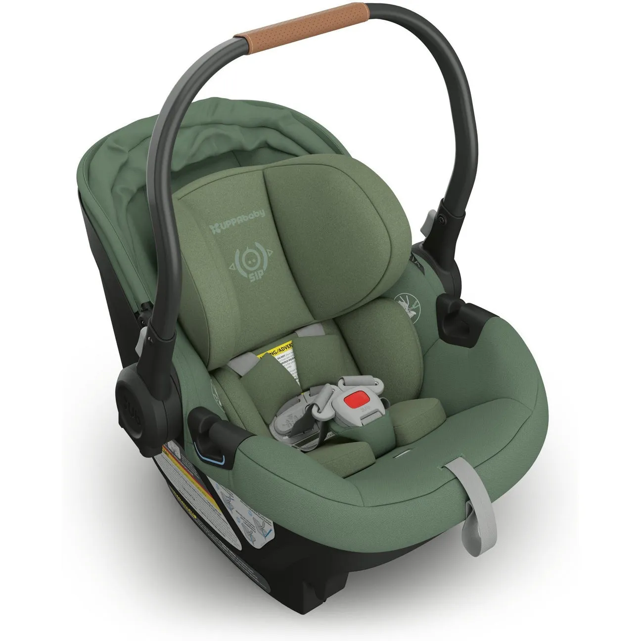 UPPAbaby Aria Lightweight Infant Car Seat - Gwen (Green - Saddle Leather)