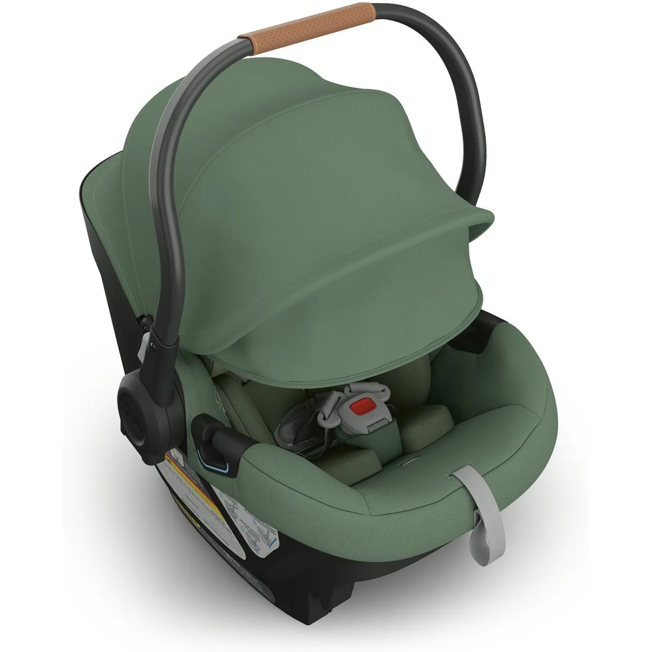 UPPAbaby Aria Lightweight Infant Car Seat - Gwen (Green - Saddle Leather)