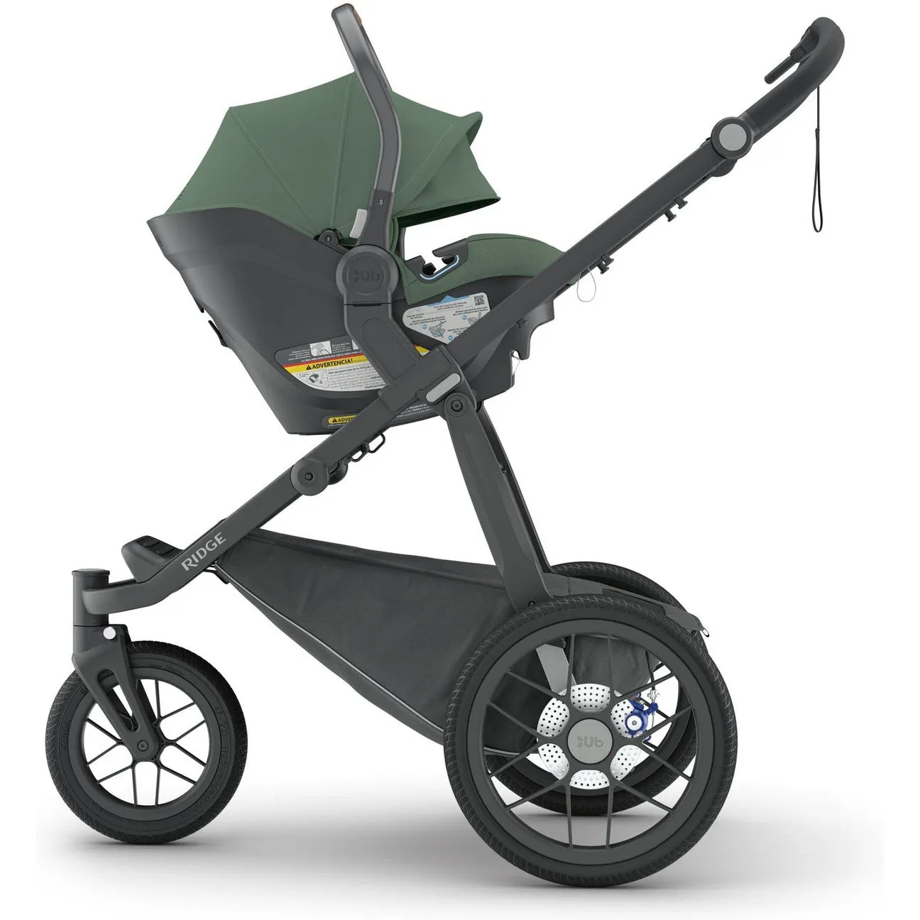 UPPAbaby Aria Lightweight Infant Car Seat - Gwen (Green - Saddle Leather)