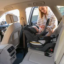 UPPAbaby Aria Lightweight Infant Car Seat - Jake (Charcoal - Black Leather)