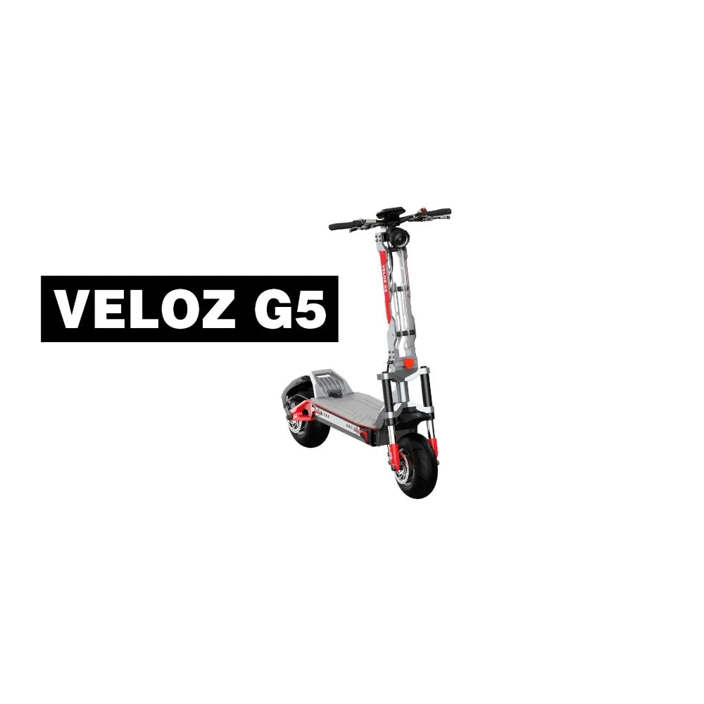 Veloz G5 Electric Scooter 200 Kilos Max Loading 240 Km Range 5000W peak Motor 12 Months Free Service
