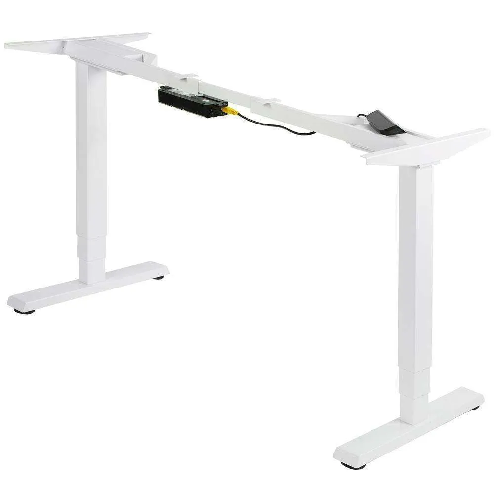 VIVO 39"-64" Electric Dual Motor Desk Frame, DESK-EV02RB/EV02RW