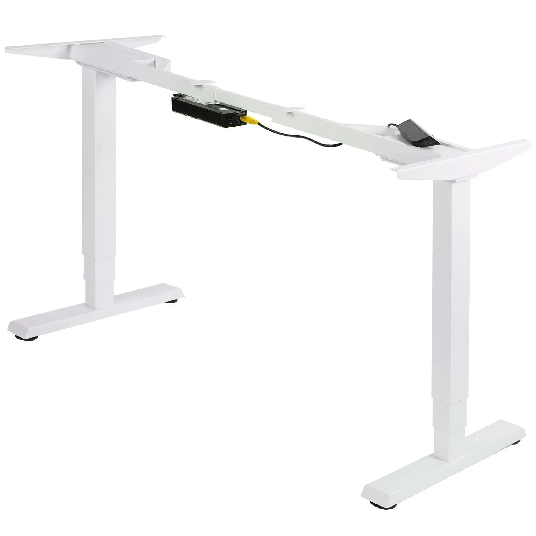 VIVO 39"-64" Electric Dual Motor Desk Frame, DESK-EV02RB/EV02RW