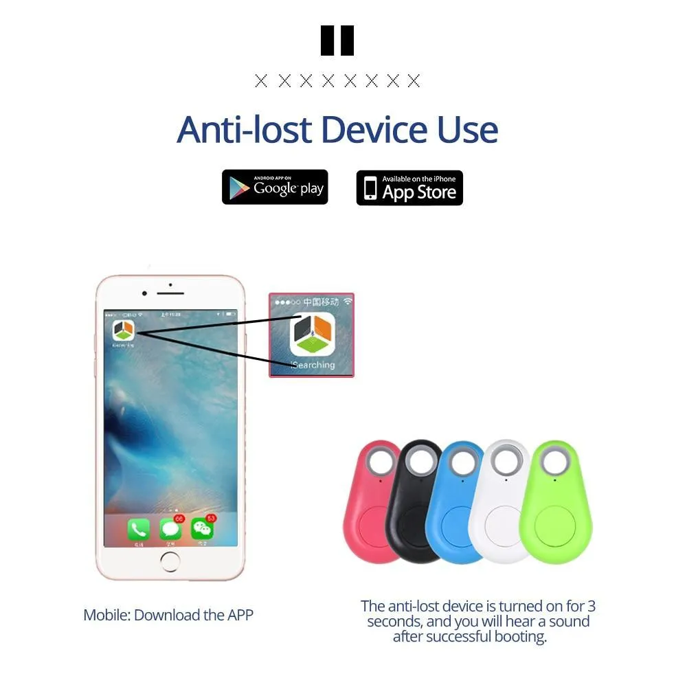 Wireless Key Wallet Finder Smart Tracker GPS Bluetooth Locator