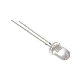 Yellow Flickering Candle 5mm Water Clear LED - 30deg - 5800mCd